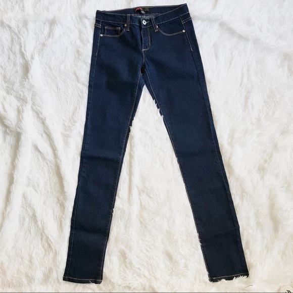 21 Dark Wash Straight Leg Jeans - Picture 2 of 7